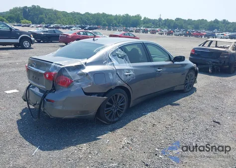 2015 Infiniti Q50 Hybrid Premium/Sport z USA, uszkodzony, nr VIN JN1AV7AR8FM850510